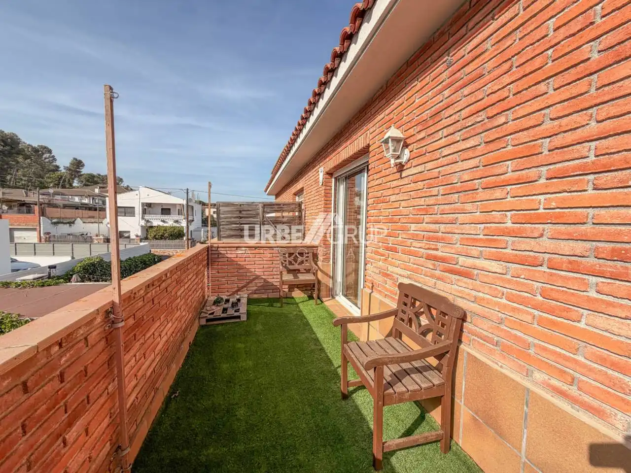 Terrassa de Casa adosada en venda en Terrassa amb Calefacció, Jardí privat i Terrassa