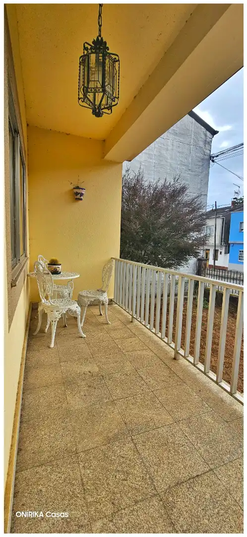 Balcony of Houses for sale in Sarria  with Heating, Private garden and Parquet flooring