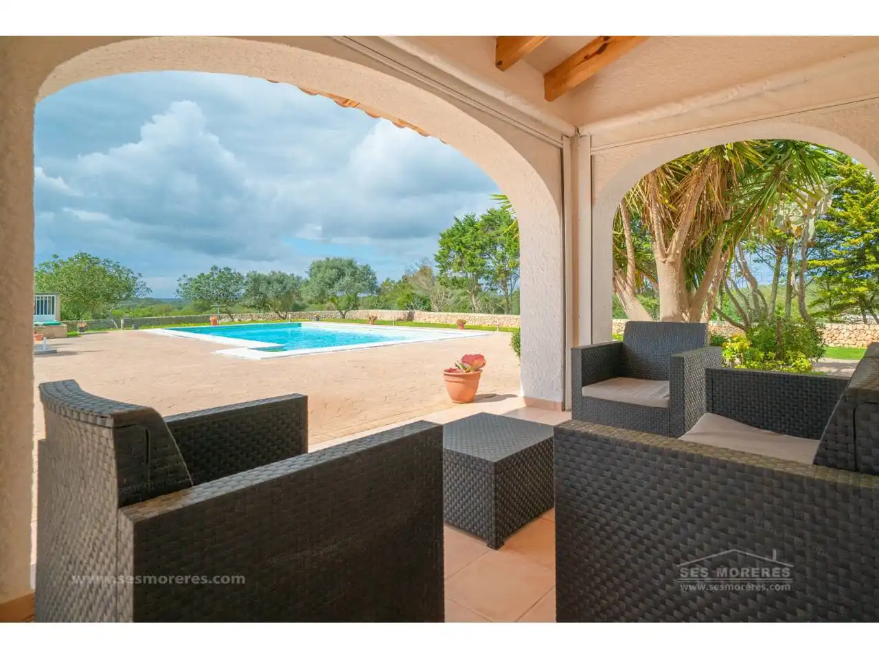Jardín de Finca rústica en venta en Ferreries con Aire acondicionado, Jardín privado y Terraza