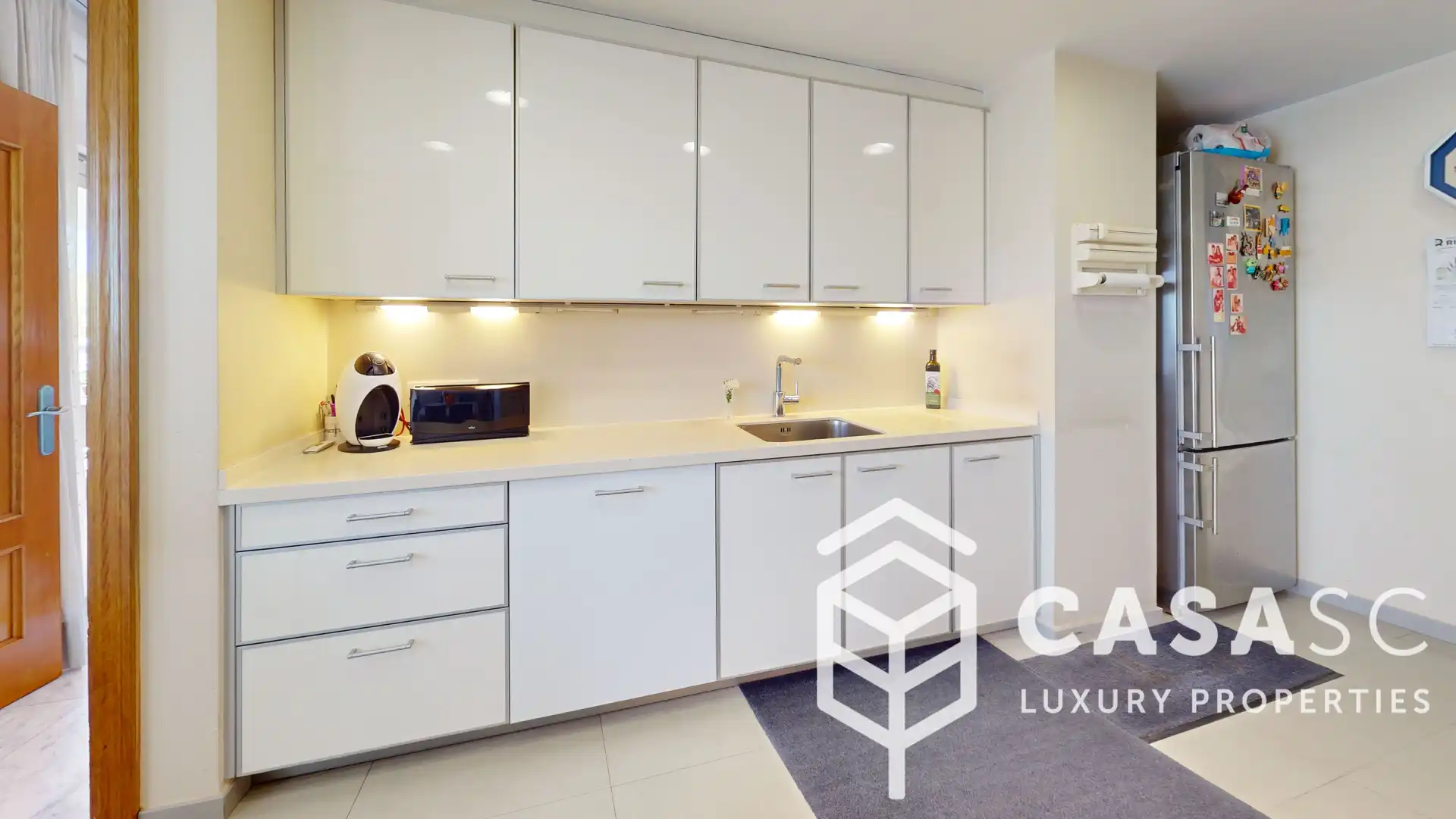 Kitchen of Attic for sale in Sant Cugat del Vallès  with Air Conditioner, Heating and Parquet flooring