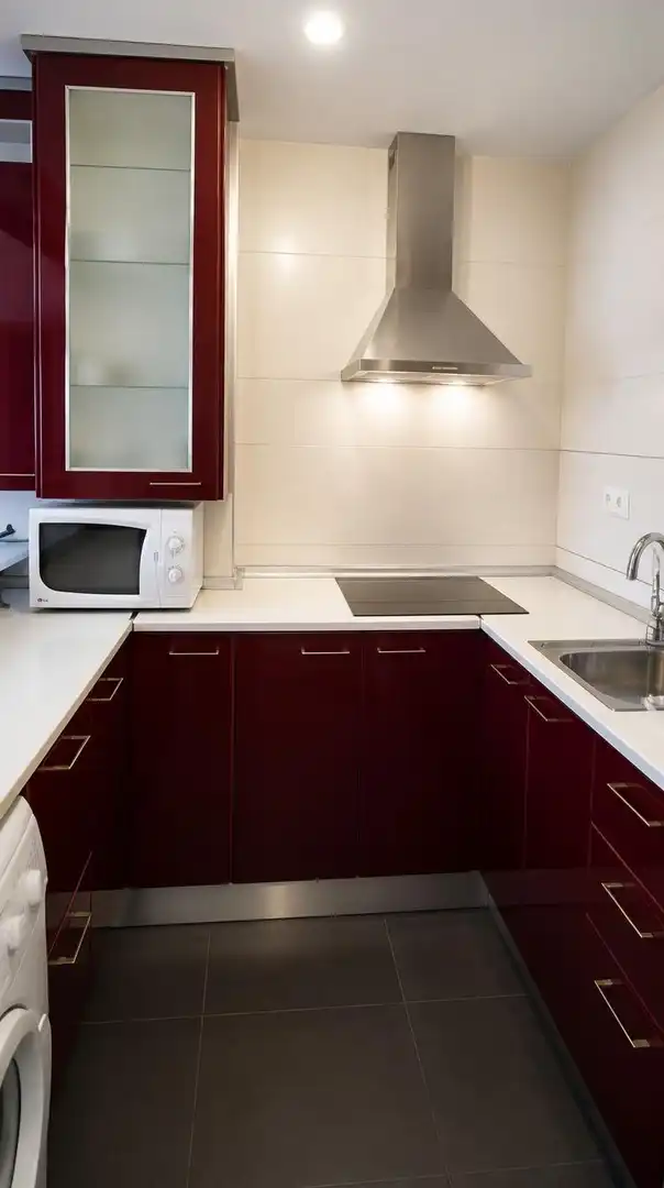 Kitchen of Flat for rent in Granada  with Air Conditioner, Heating and Private garden