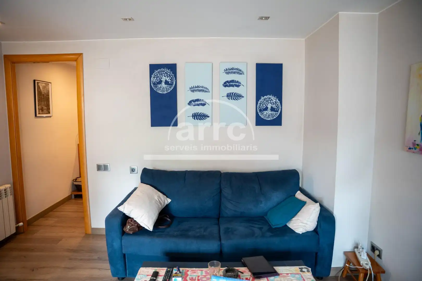 Sala de estar de Piso en venta en Teià con Aire acondicionado, Terraza y Balcón