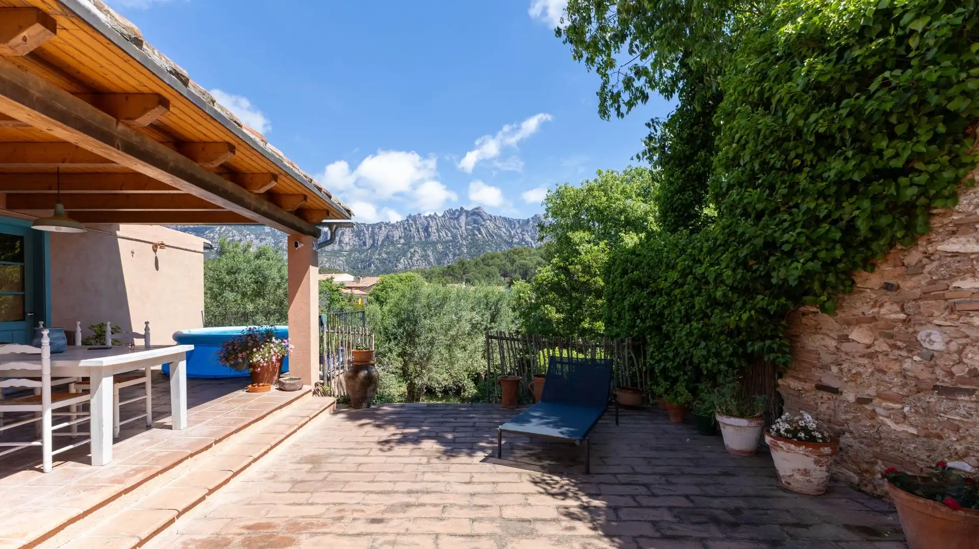 Terraza de Finca rústica en venta en El Bruc con Calefacción y Terraza