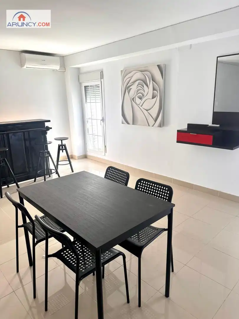 Dining room of Houses for rent in Montequinto  with Air Conditioner, Parquet flooring and Terrace