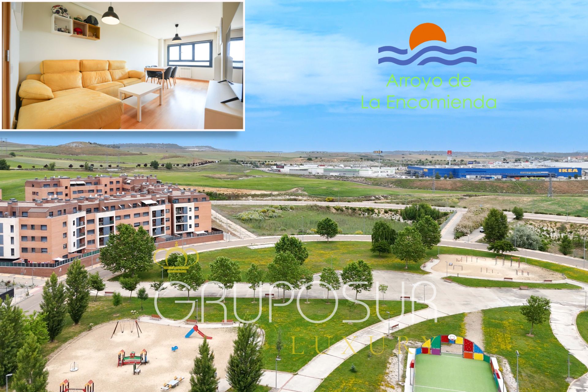 Exterior view of Flat for sale in Arroyo de la Encomienda  with Heating, Parquet flooring and Storage room