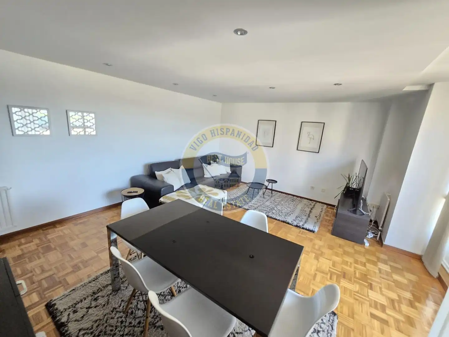 Living room of Flat for rent in Vigo   with Heating and Furnished