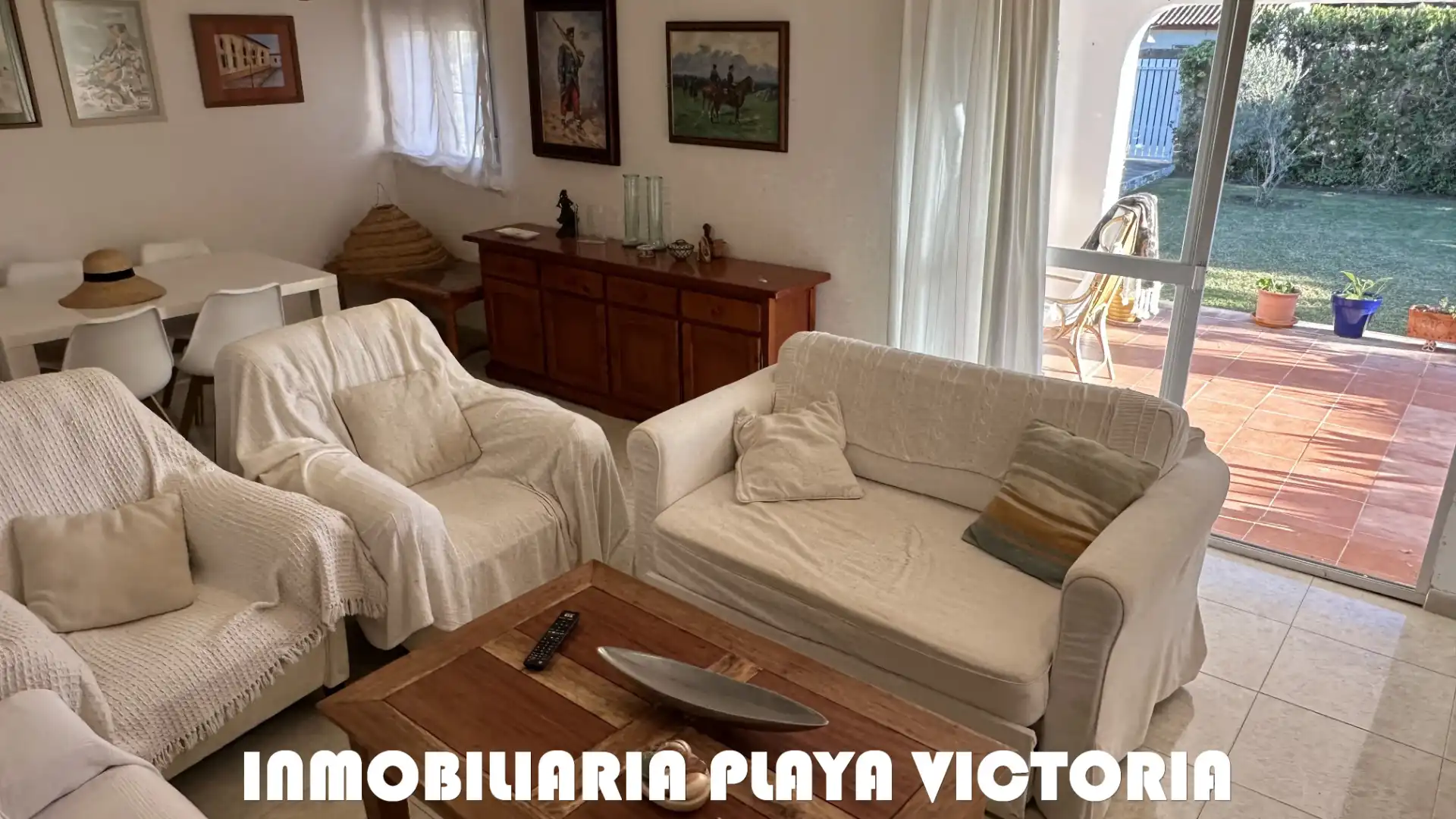 Sala de estar de Casa o chalet en venta en Conil de la Frontera con Aire acondicionado, Jardín privado y Piscina