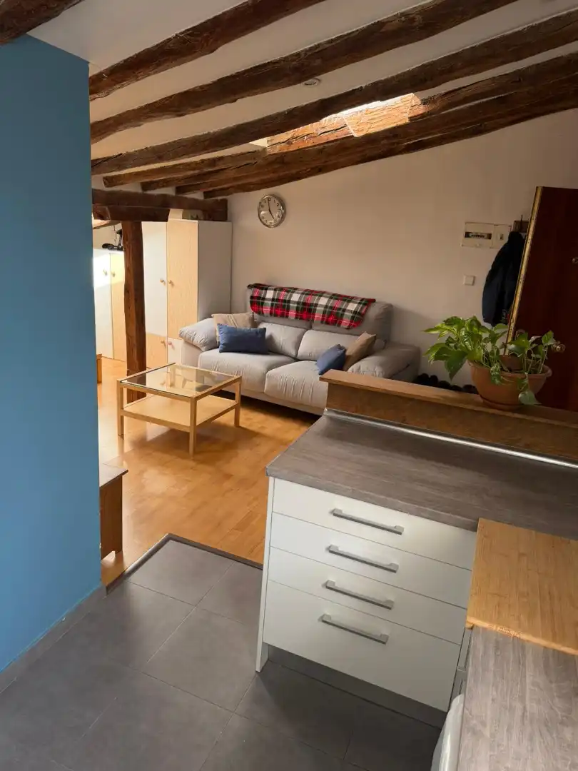 Sala de estar de Piso de alquiler en Madrid con Aire acondicionado, Calefacción y Amueblado