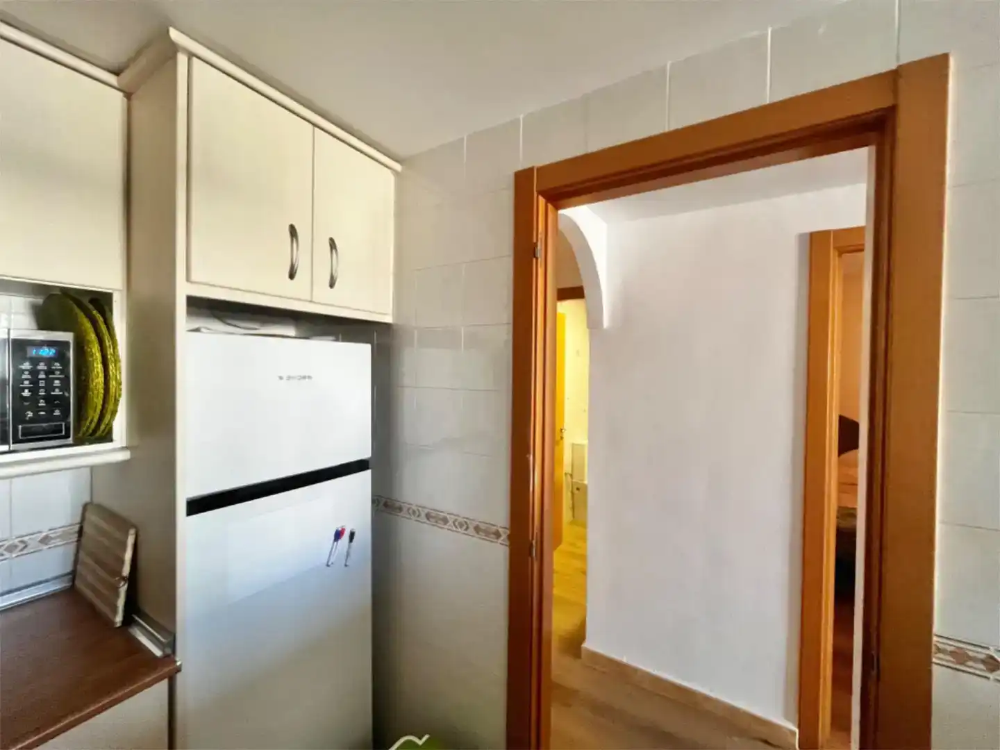Kitchen of Flat for sale in Mojácar  with Air Conditioner, Private garden and Parquet flooring