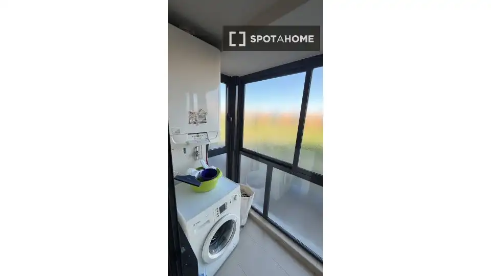 Terrassa de Apartament per a compartir en Madrid amb Aire condicionat, Calefacció i Terrassa