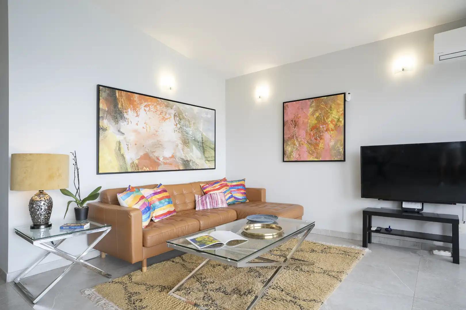 Living room of Flat for sale in San Cristóbal de la Laguna  with Terrace, Furnished and Community pool