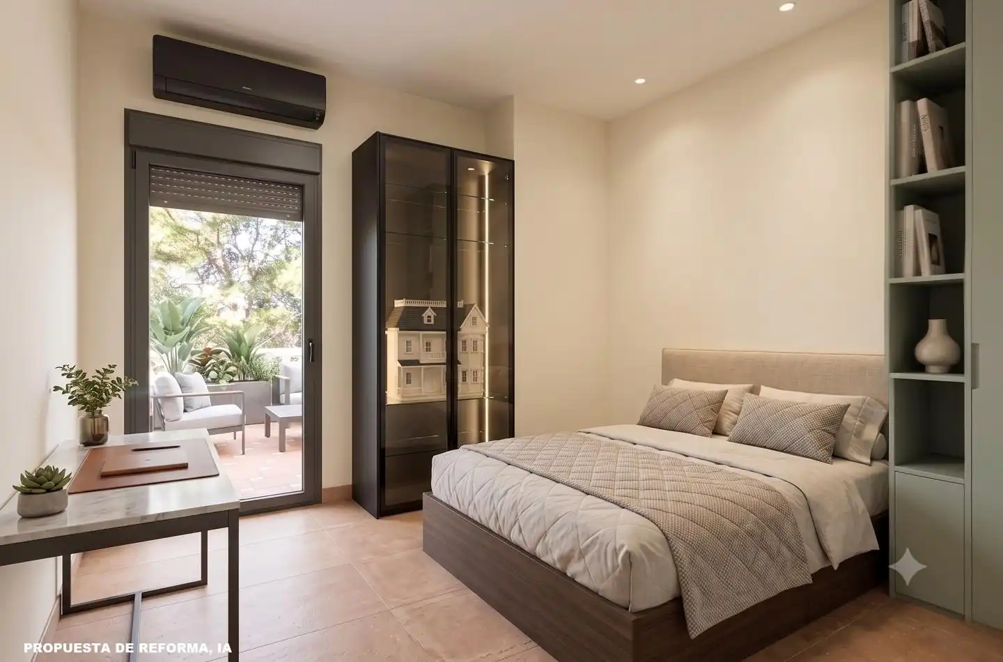 Dormitori de Casa o xalet en venda en Málaga amb Aire condicionat, Jardí privat i Terrassa