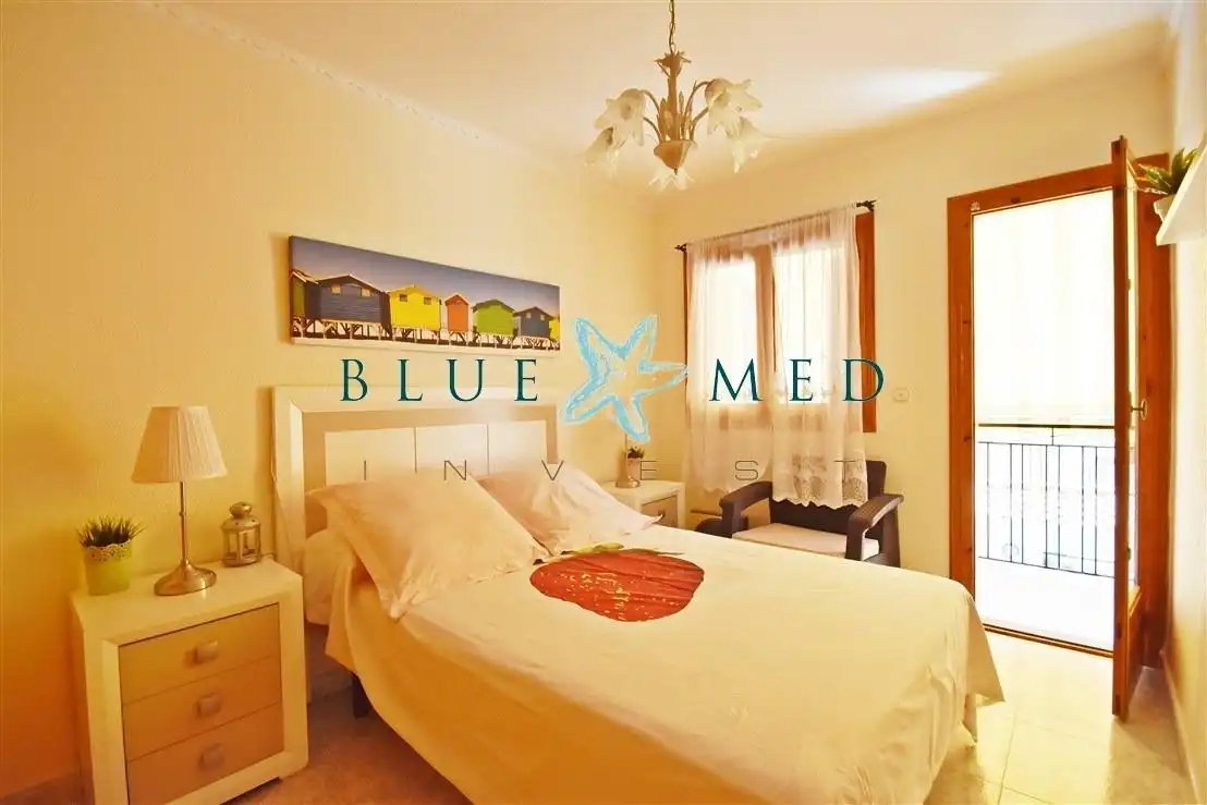 Schlafzimmer von Maisonette zum Verkauf in Mazarrón mit Terrasse, Abstellraum und Möbliert