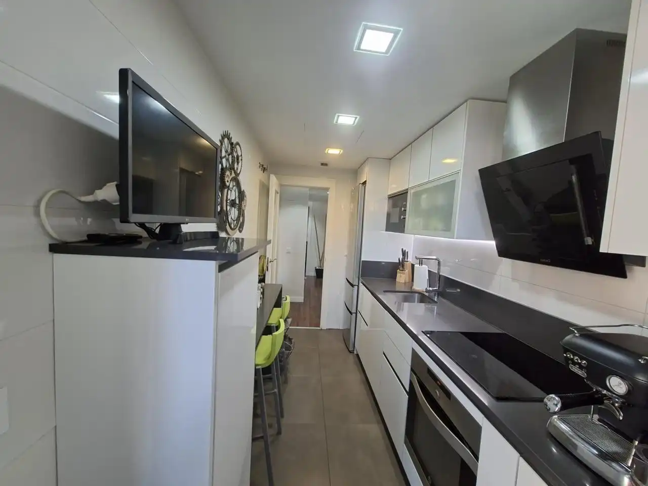 Kitchen of Flat for sale in Madrid  with Air Conditioner, Heating and Terrace
