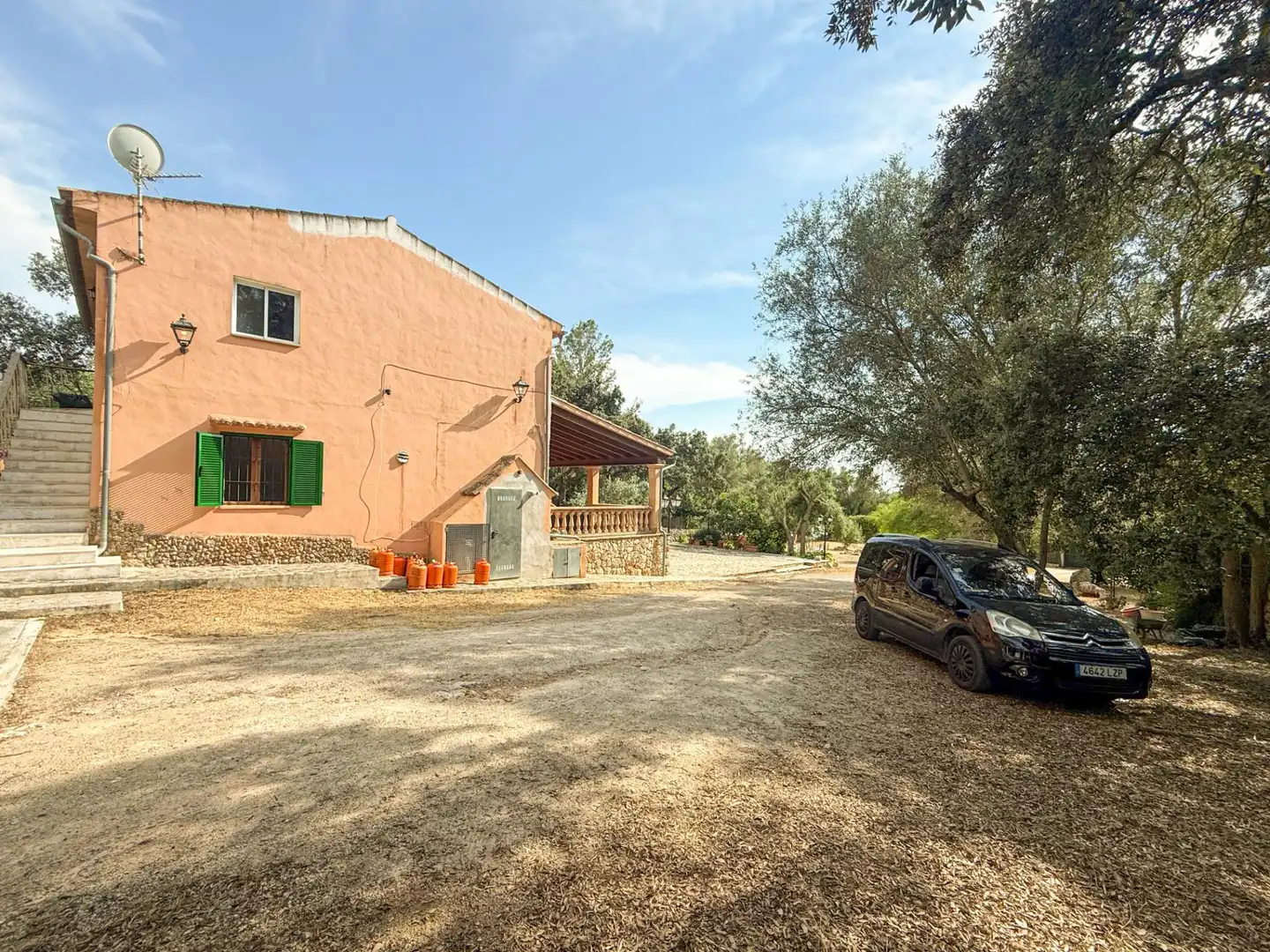 Vista exterior de Finca rústica en venta en Sencelles con Aire acondicionado, Jardín privado y Terraza