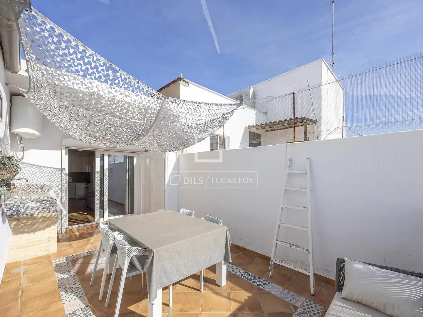 Terraza de Ático de alquiler en Valencia con Aire acondicionado, Parquet y Terraza