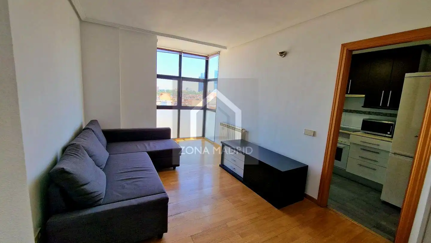 Sala de estar de Piso de alquiler en Madrid con Aire acondicionado y Amueblado