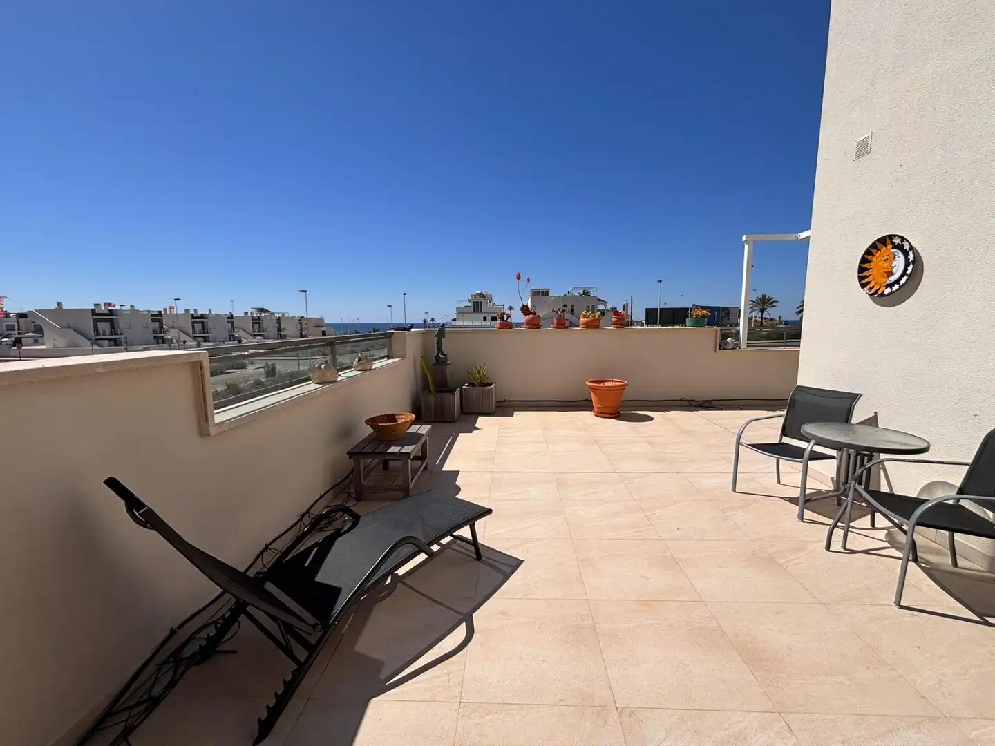 Terrassa de Casa adosada en venda en Mazarrón amb Aire condicionat, Parquet i Terrassa