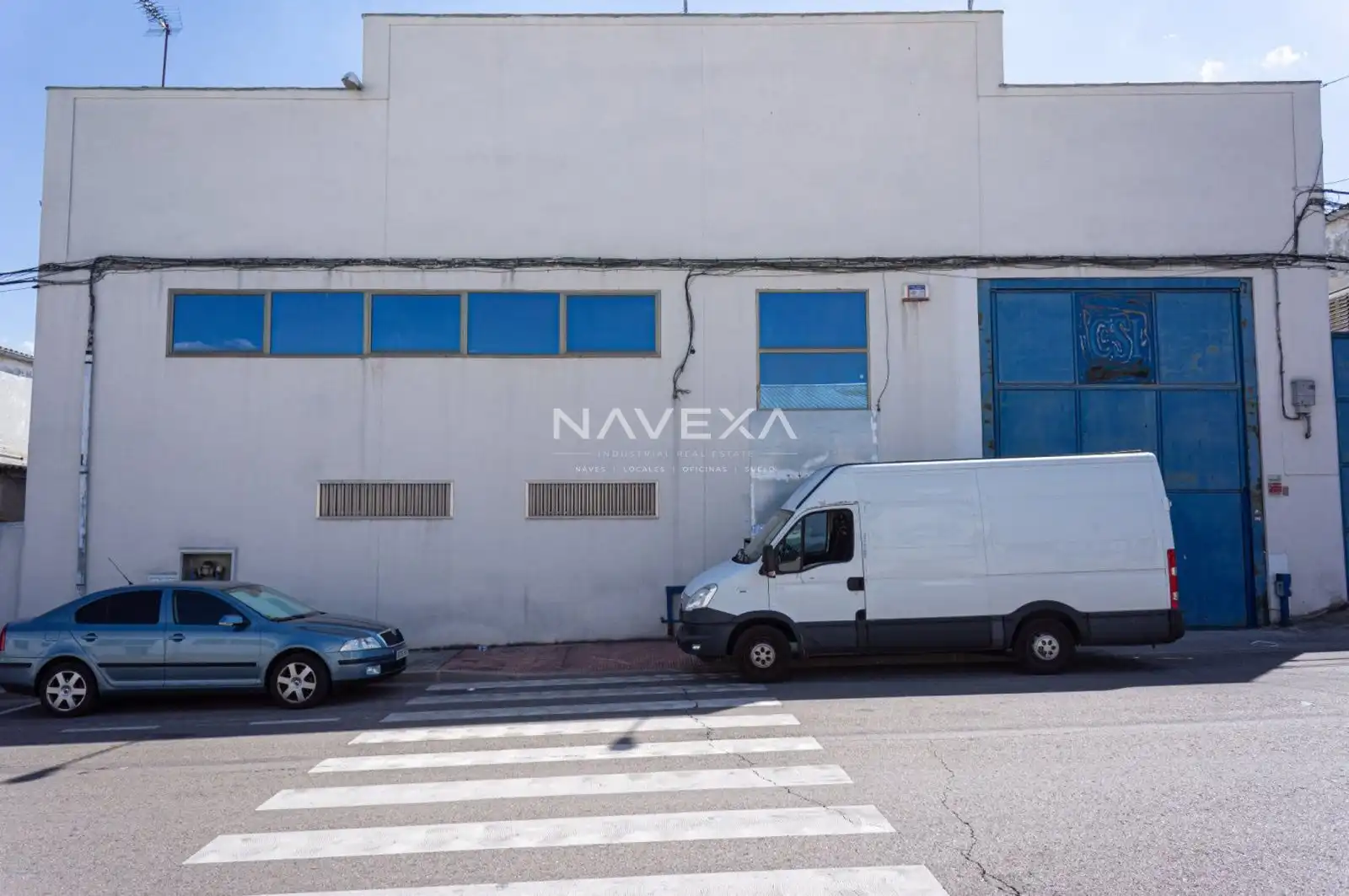 Außenansicht von Fabrikhallen zur Miete in Fuenlabrada