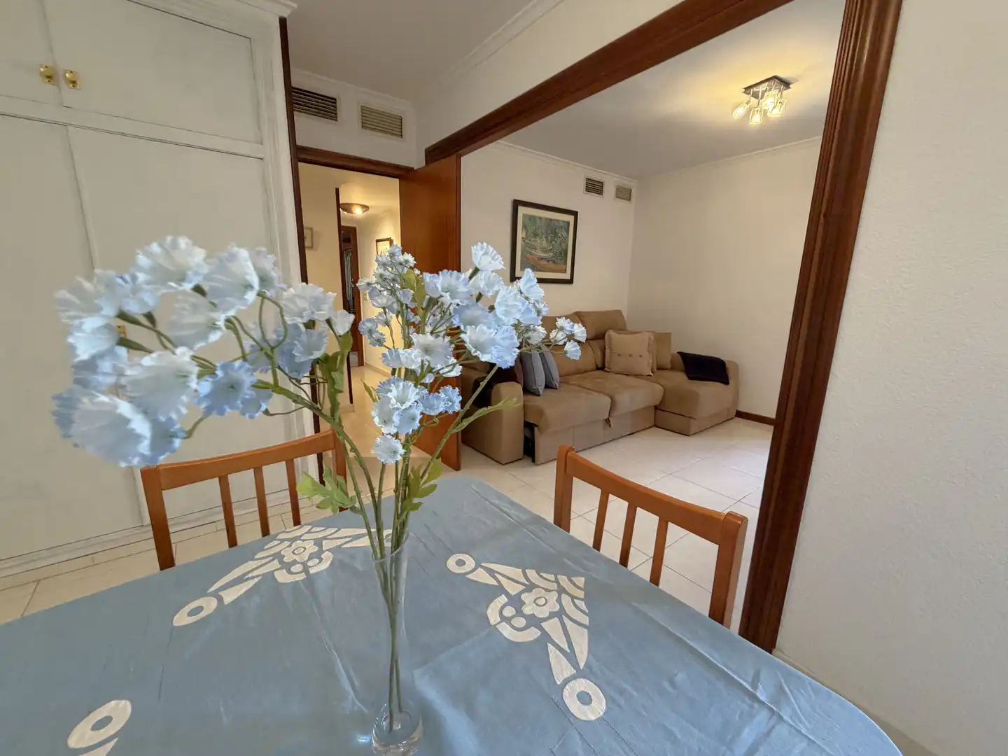 Comedor de Piso de alquiler en Alicante / Alacant con Aire acondicionado, Terraza y Amueblado