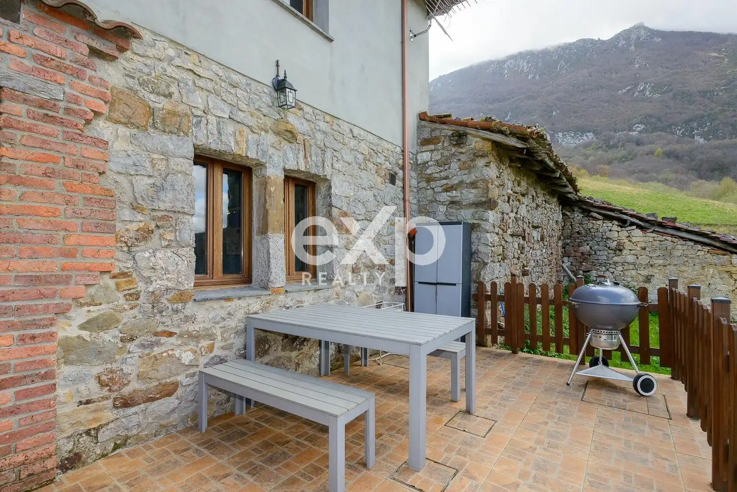 Terraza de Finca rústica en venta en Riosa con Calefacción, Jardín privado y Parquet