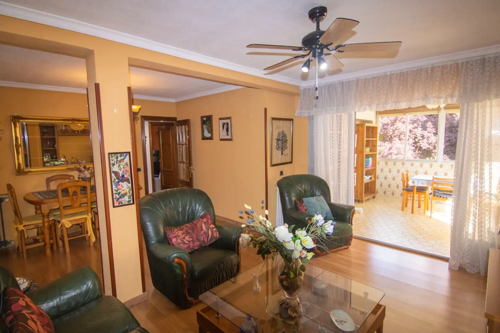 Wohnzimmer von Wohnung zum Verkauf in Madrid mit Heizung, Terrasse und Möbliert