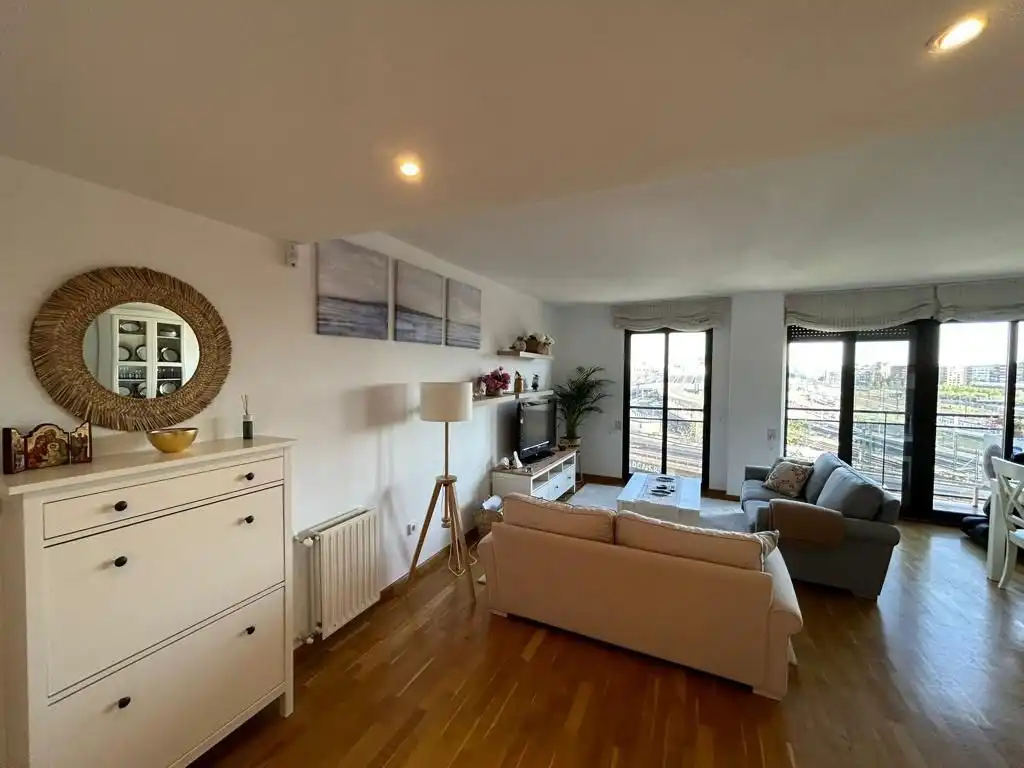 Wohnzimmer von Wohnung zum Verkauf in Valencia mit Klimaanlage, Heizung und Parkett