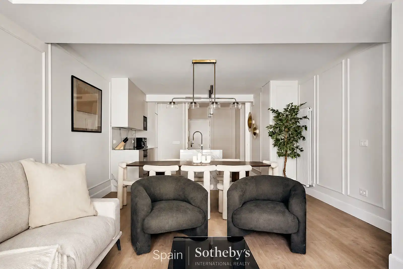 Sala de estar de Apartamento en venta en Madrid con Aire acondicionado, Calefacción y Terraza