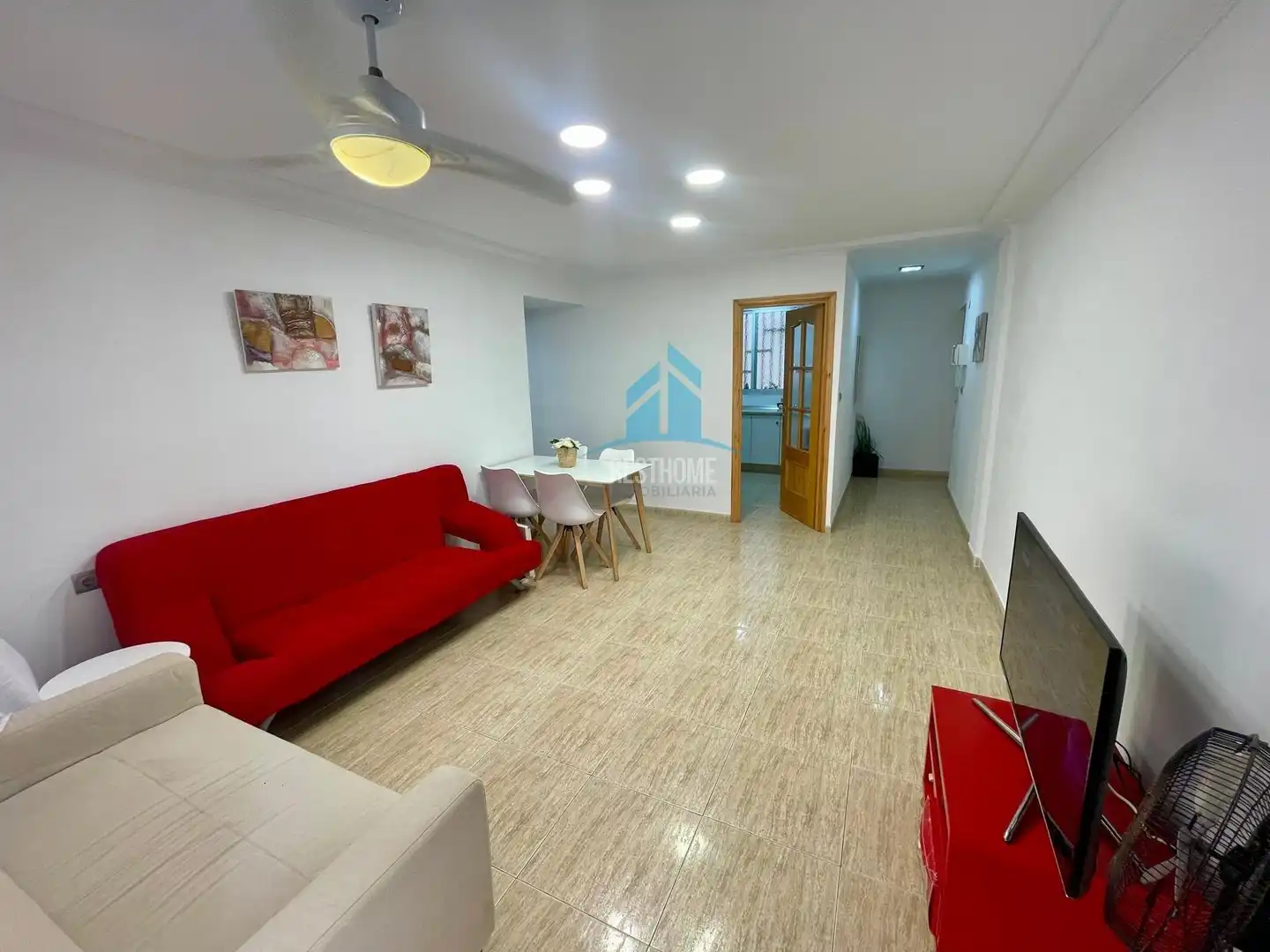 Sala de estar de Apartamento en venta en Xeraco con Terraza y Balcón