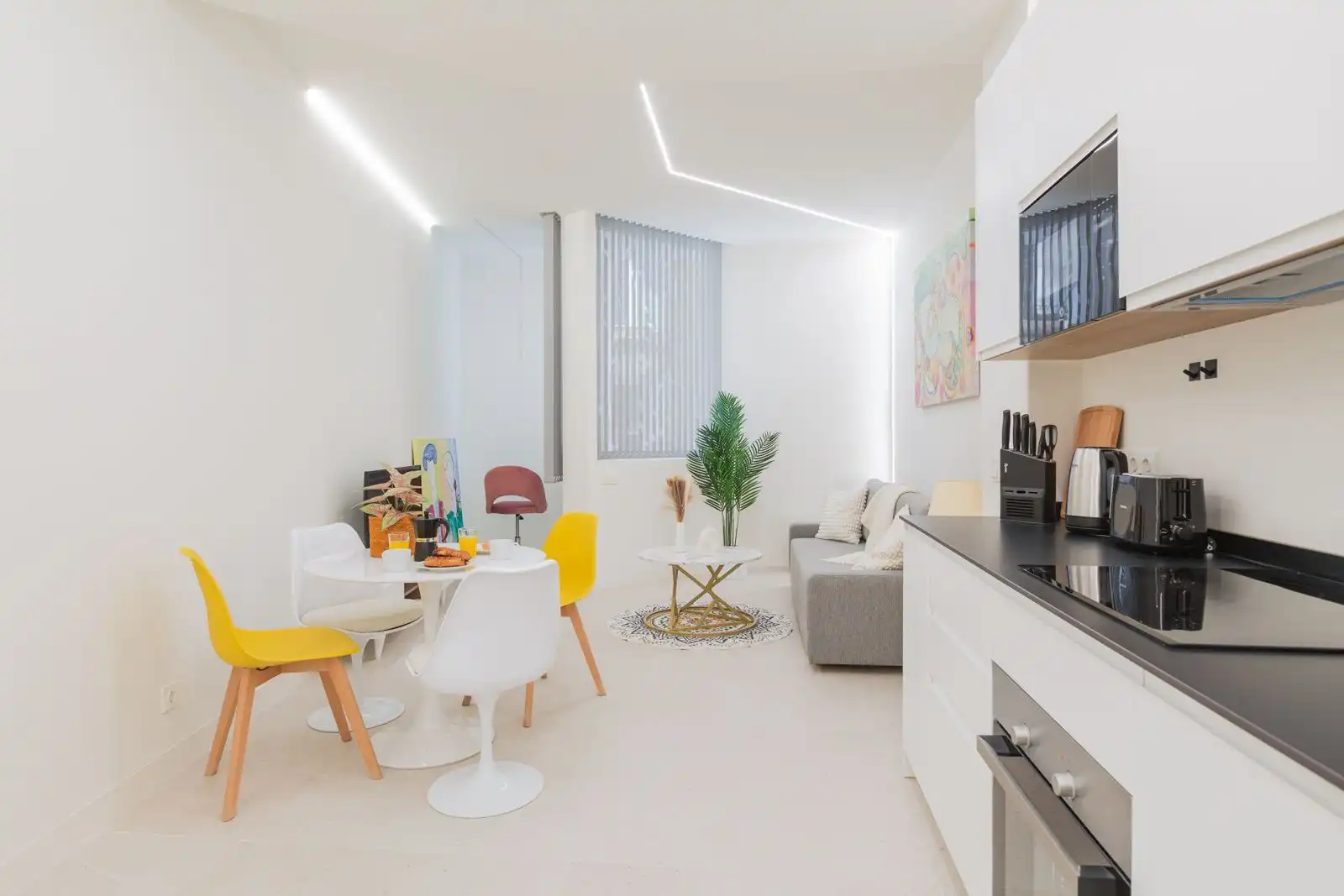 Wohnzimmer von Wohnung zum Verkauf in Málaga mit Klimaanlage, Heizung und Möbliert