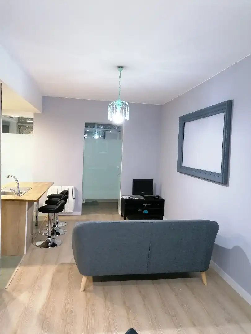 Sala de estar de Piso de alquiler en Zaragoza con Calefacción, Parquet y Amueblado