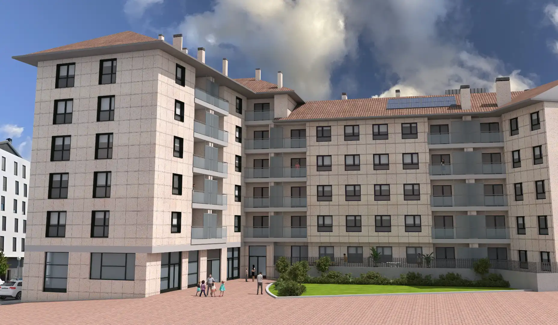 Vista exterior de Piso en venta en Amurrio