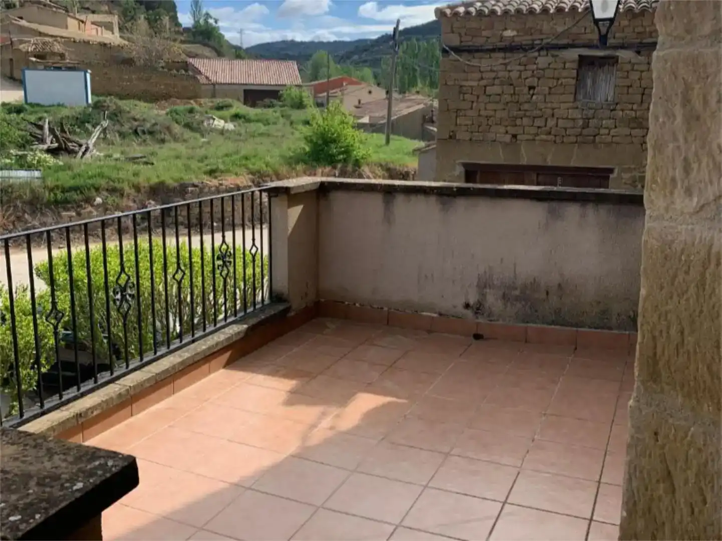Terrace of Flat for sale in Uncastillo  with Parquet flooring, Storage room and Furnished