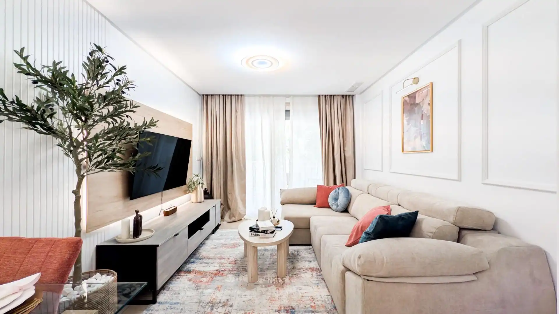 Living room of Apartments for sale in Orihuela  with Air Conditioner, Terrace and Furnished