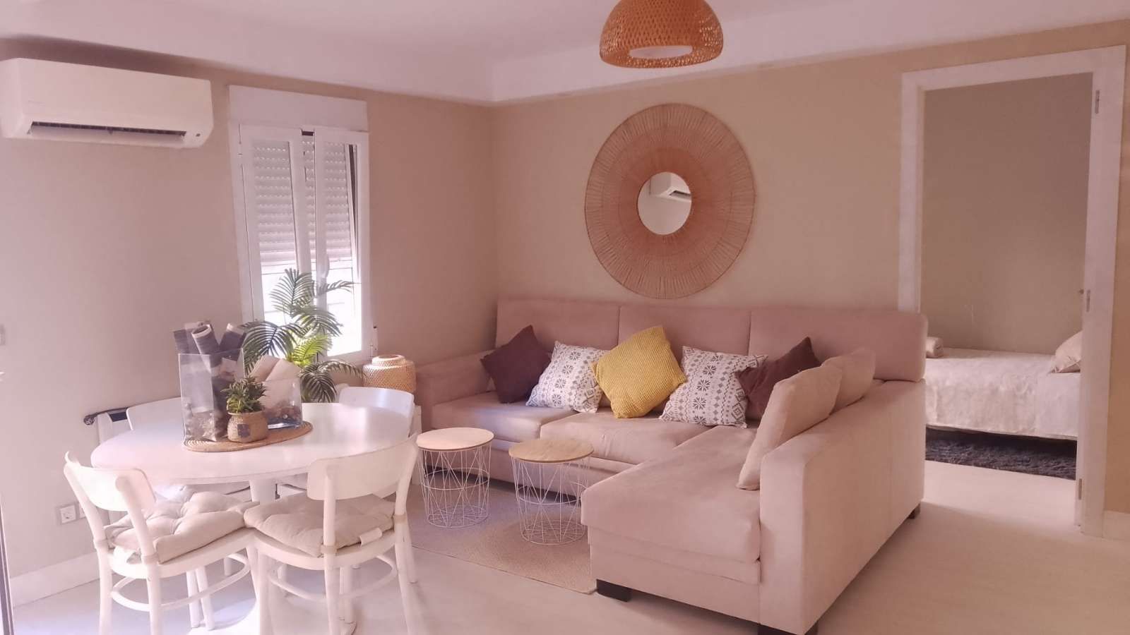 Sala d'estar de Apartament per a compartir en  Madrid Capital amb Aire condicionat, Calefacció i Terrassa