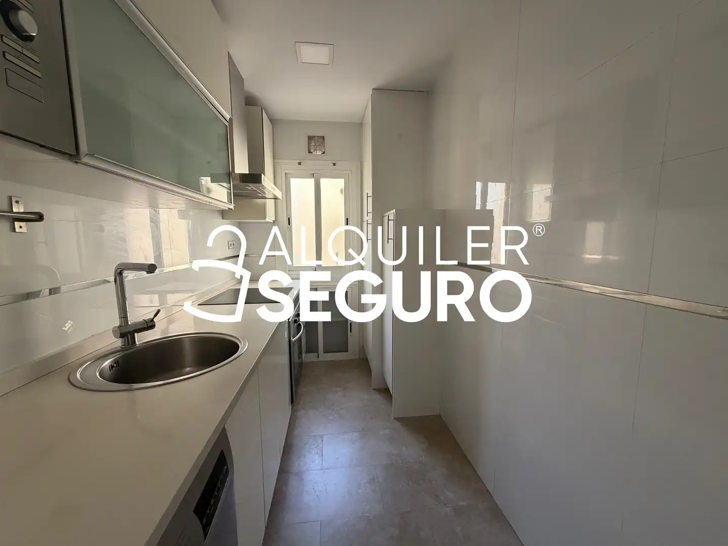 Küche von Wohnung zur Miete in Madrid mit Klimaanlage, Heizung und Terrasse