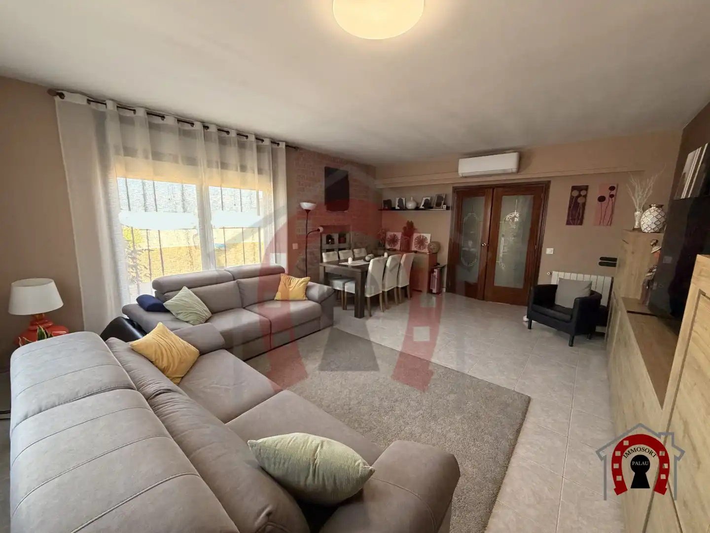 Sala de estar de Ático en venta en Santa Perpètua de Mogoda con Aire acondicionado, Calefacción y Terraza