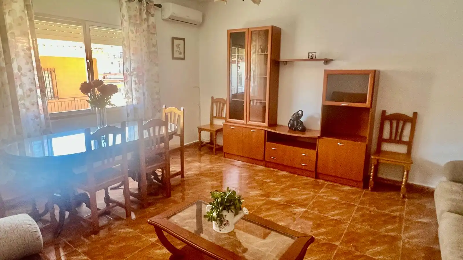 Sala de estar de Piso de alquiler en Cártama con Terraza, Amueblado y Horno