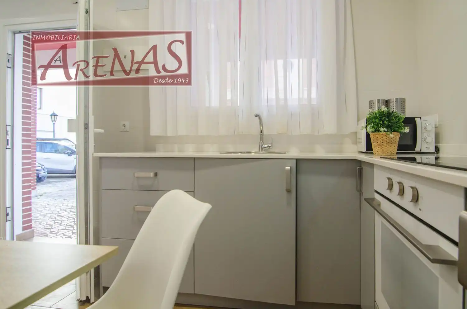 Cocina de Apartamento en venta en Colindres con Amueblado, Lavadora y Microondas