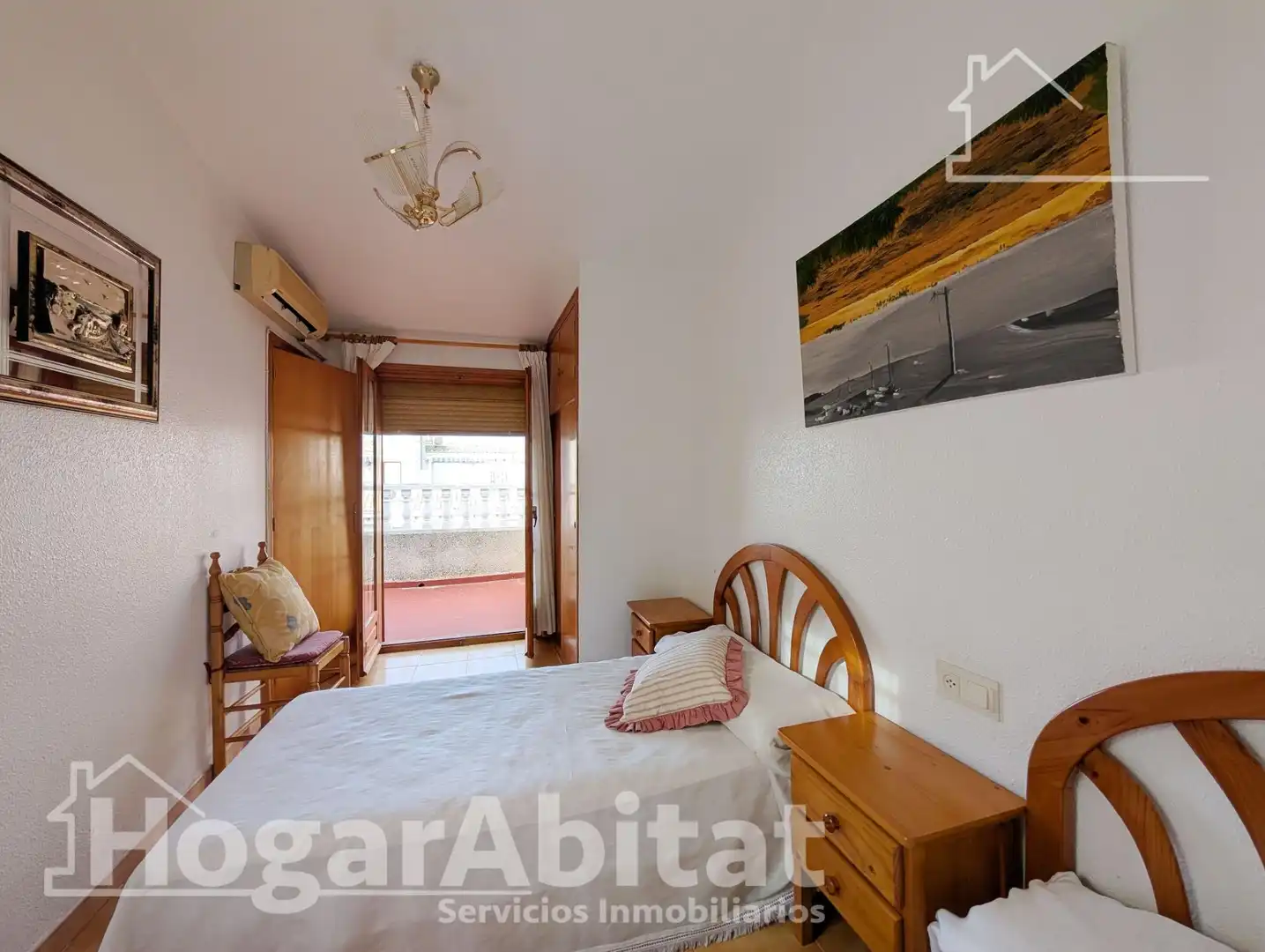 Dormitori de Casa o xalet en venda en Santa Pola amb Aire condicionat, Terrassa i Moblat