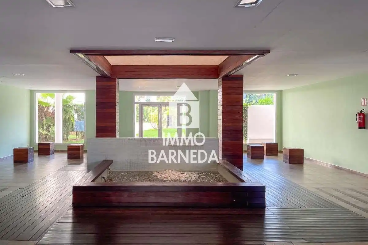 Exterior view of Flat for sale in Roses  with Heating, Terrace and Swimming Pool