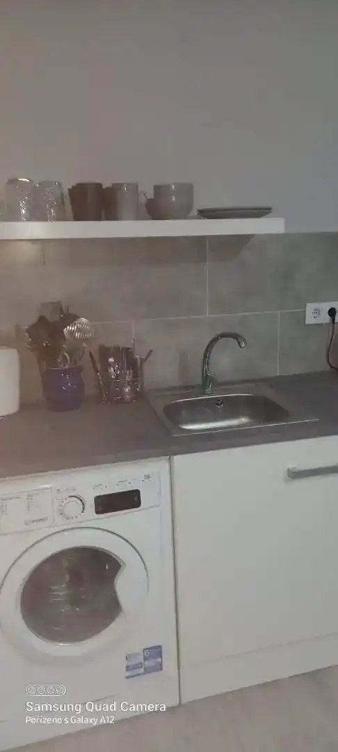 Cuina de Casa adosada en venda en Escatrón amb Aire condicionat, Jardí privat i Moblat