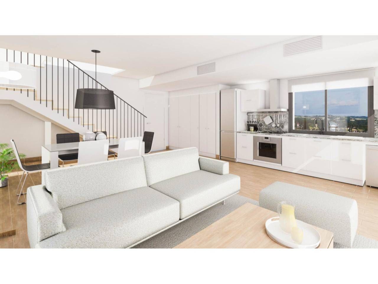 Living room of Single-family semi-detached for sale in Vilalba Sasserra  with Air Conditioner, Private garden and Terrace