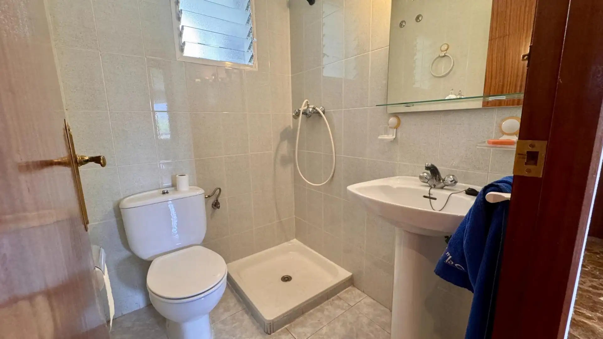 Baño de Piso de alquiler en Murcia con Aire acondicionado, Terraza y Amueblado