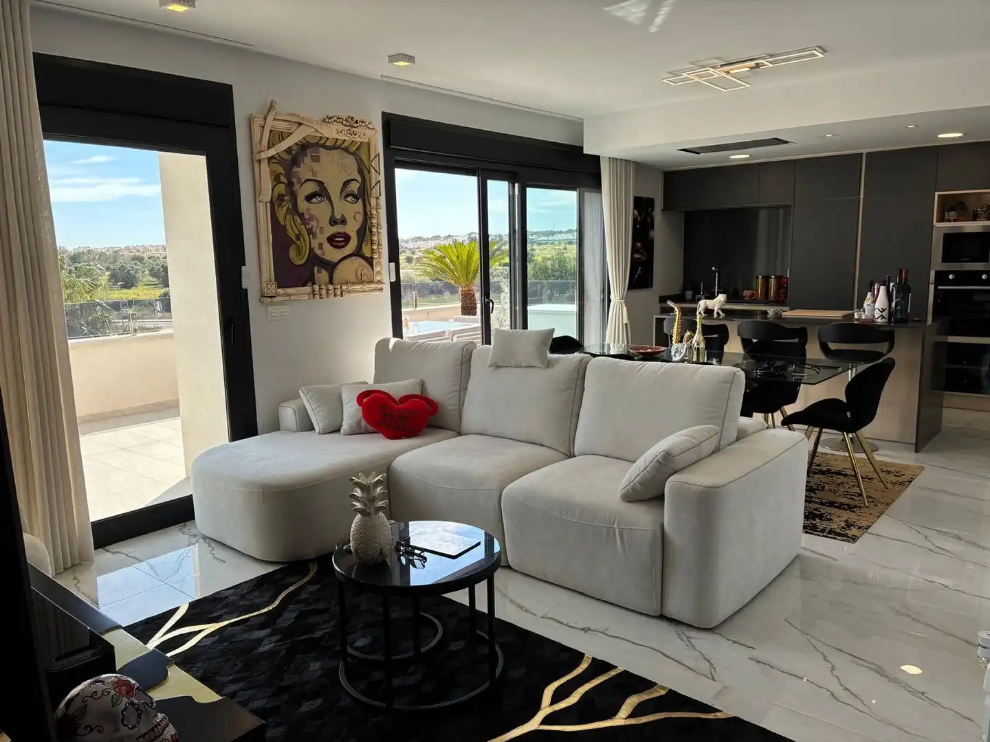 Living room of Flat for sale in Orihuela  with Heating and Swimming Pool