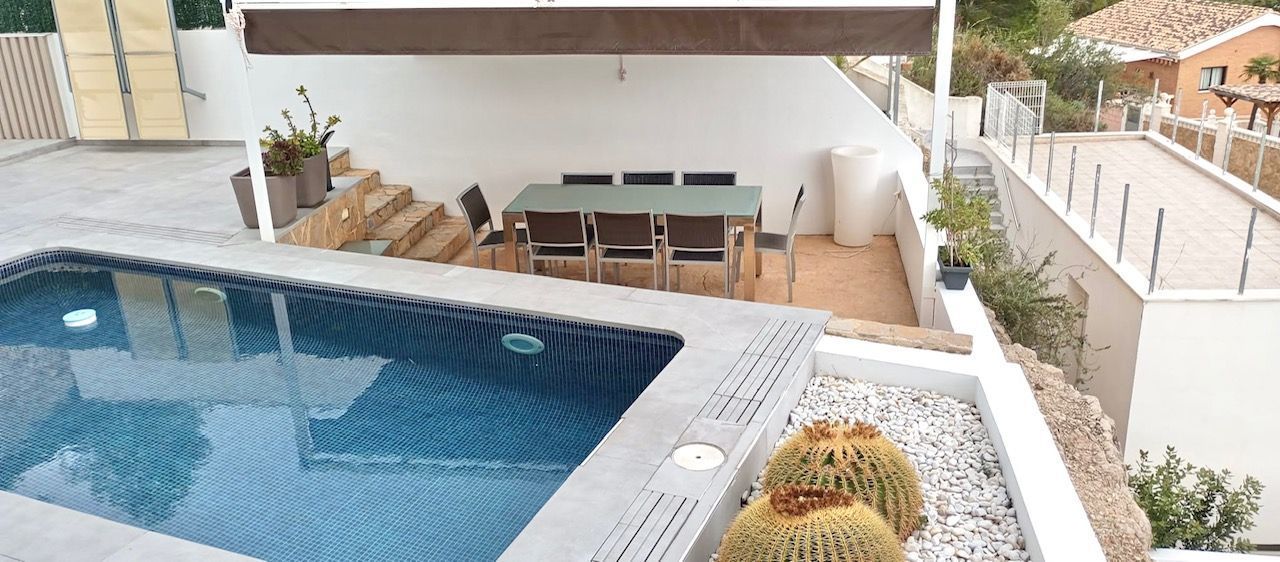 Terrace of House or chalet for sale in Cullera  with Air Conditioner, Heating and Private garden