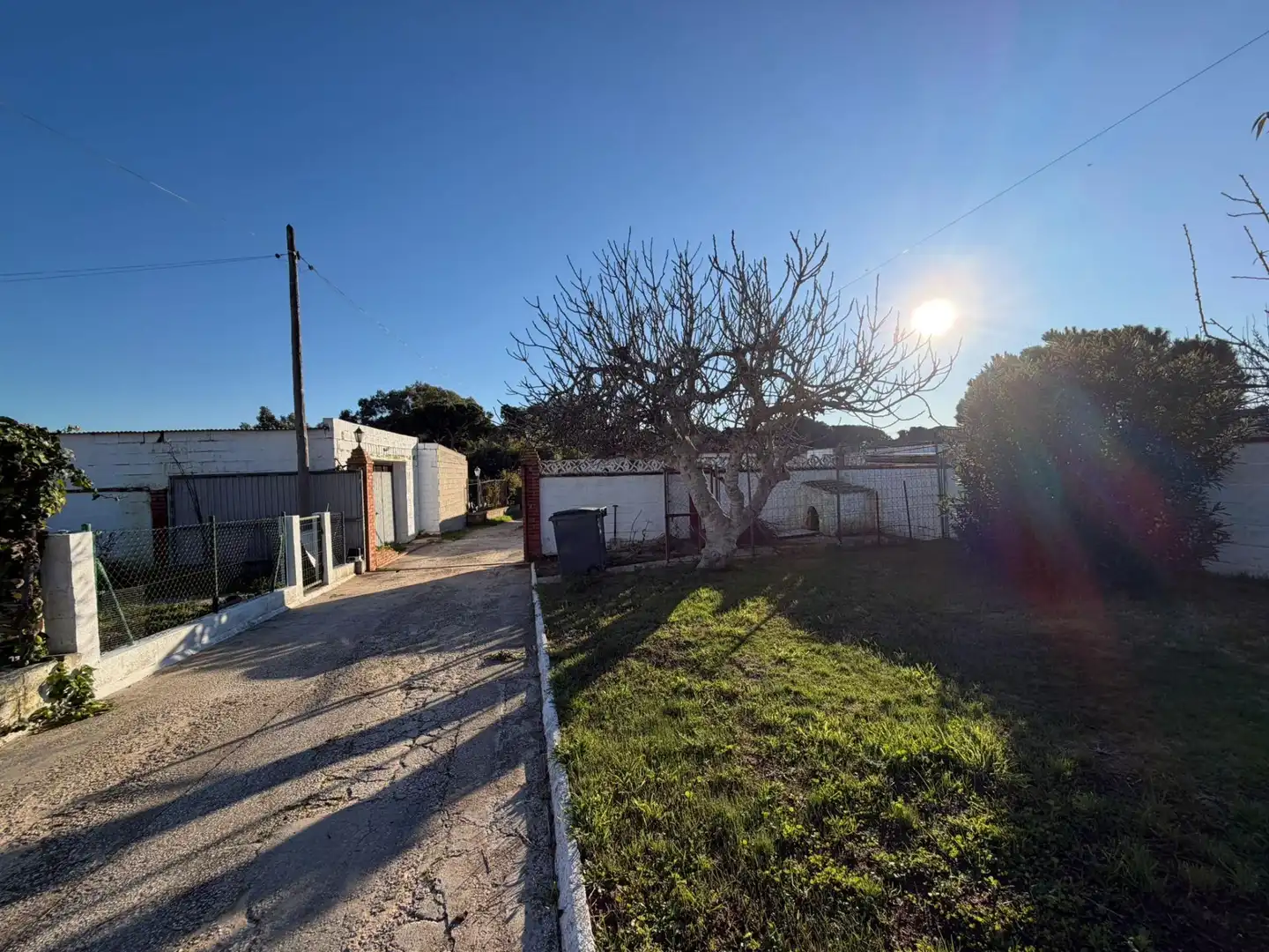 Vista exterior de Casa o chalet en venta en Chiclana de la Frontera con Jardín privado, Piscina y Amueblado