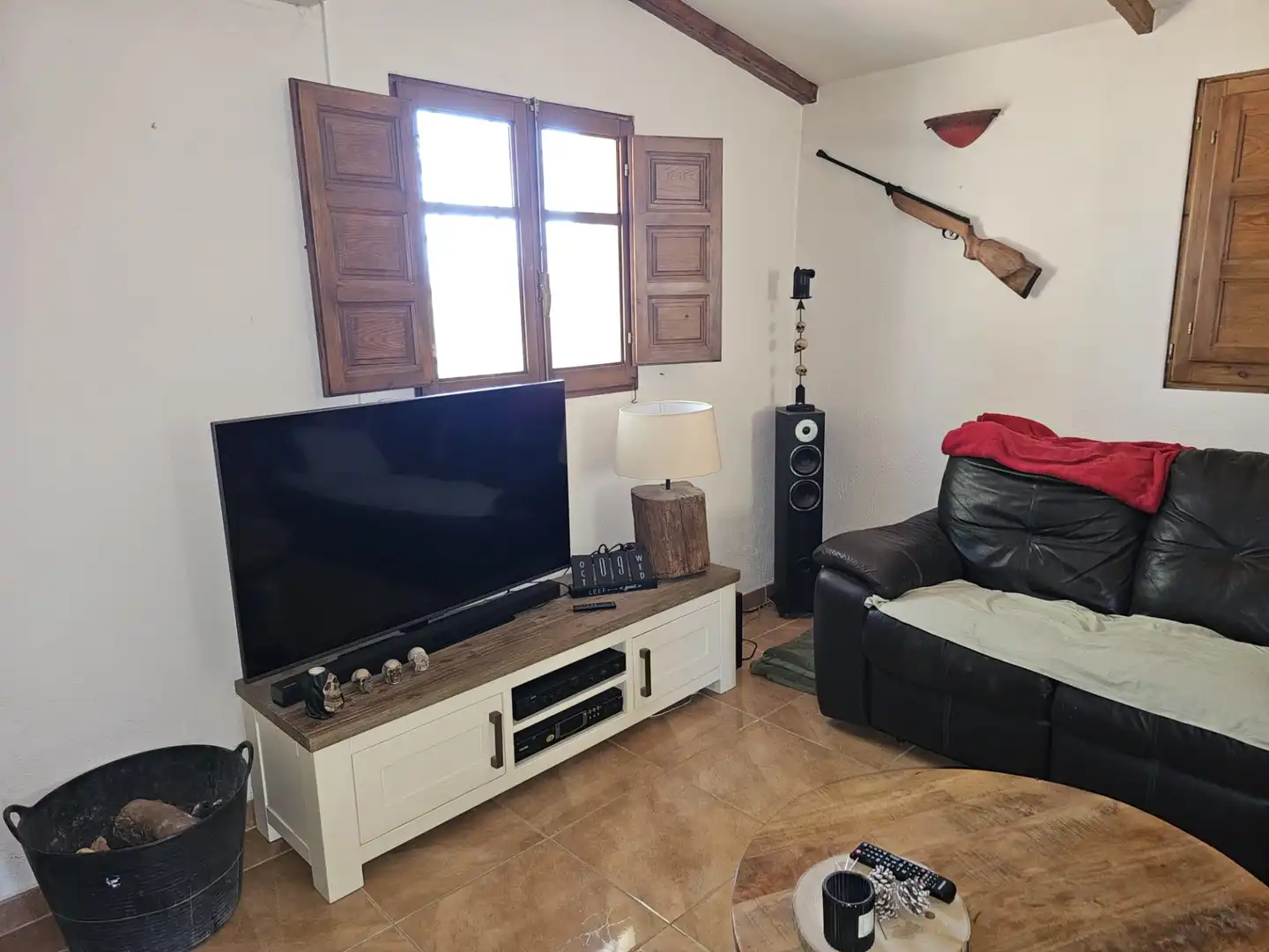Sala de estar de Finca rústica en venta en Tivissa con Aire acondicionado y Internet