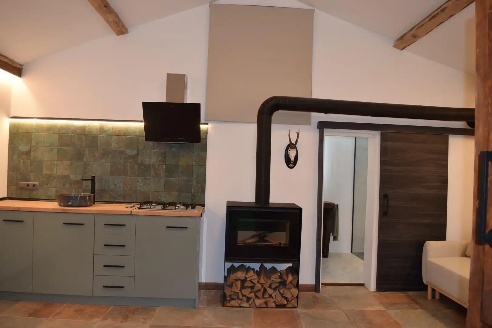 Küche von Country house zum Verkauf in Piloña mit Privatgarten und Möbliert