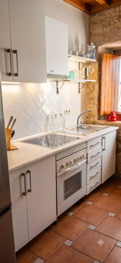 Cocina de Casa o chalet en venta en Muros con Amueblado